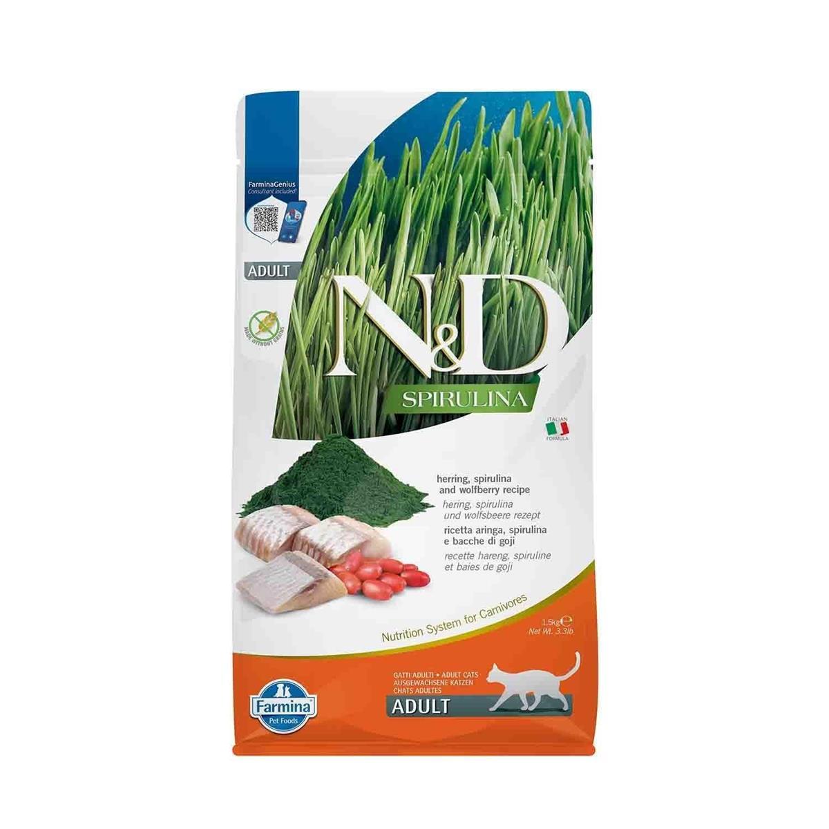 ND Ringa Balıklı Yetişkin Kedi Maması 1.5KG ND Ringa Balıklı Yetişkin Kedi Maması 1.5KG