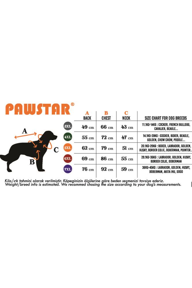 Pawstar Colorfit Rompers Renkli Kedi Köpek Penye Pijama Tulum