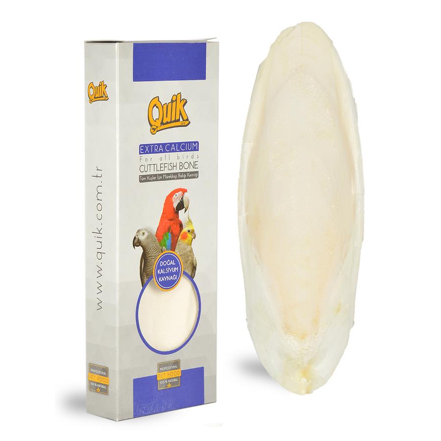 Quik Mürekkep Balığı Kemiği Büyük Boy Quik Mürekkep Balığı Kemiği Büyük Boy