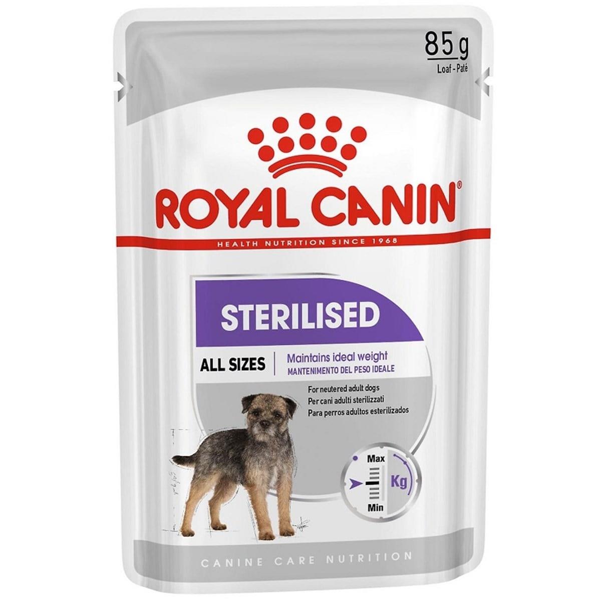 Royal Canin Sterilised Dog Pouch 85 Gr Royal Canin Sterilised Dog Pouch 85 Gr